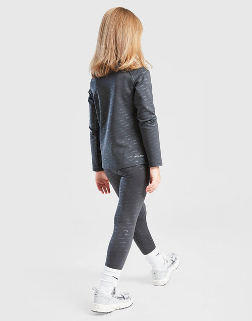 Girls' Swoosh Pacer 1/2 Zip/Leggings Children's