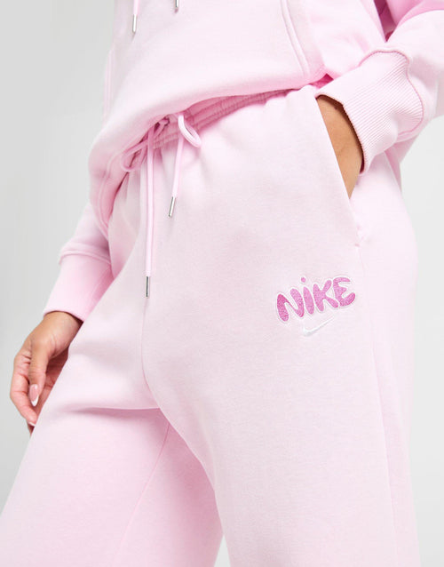 Bubble Graphic Wide Leg Joggers
