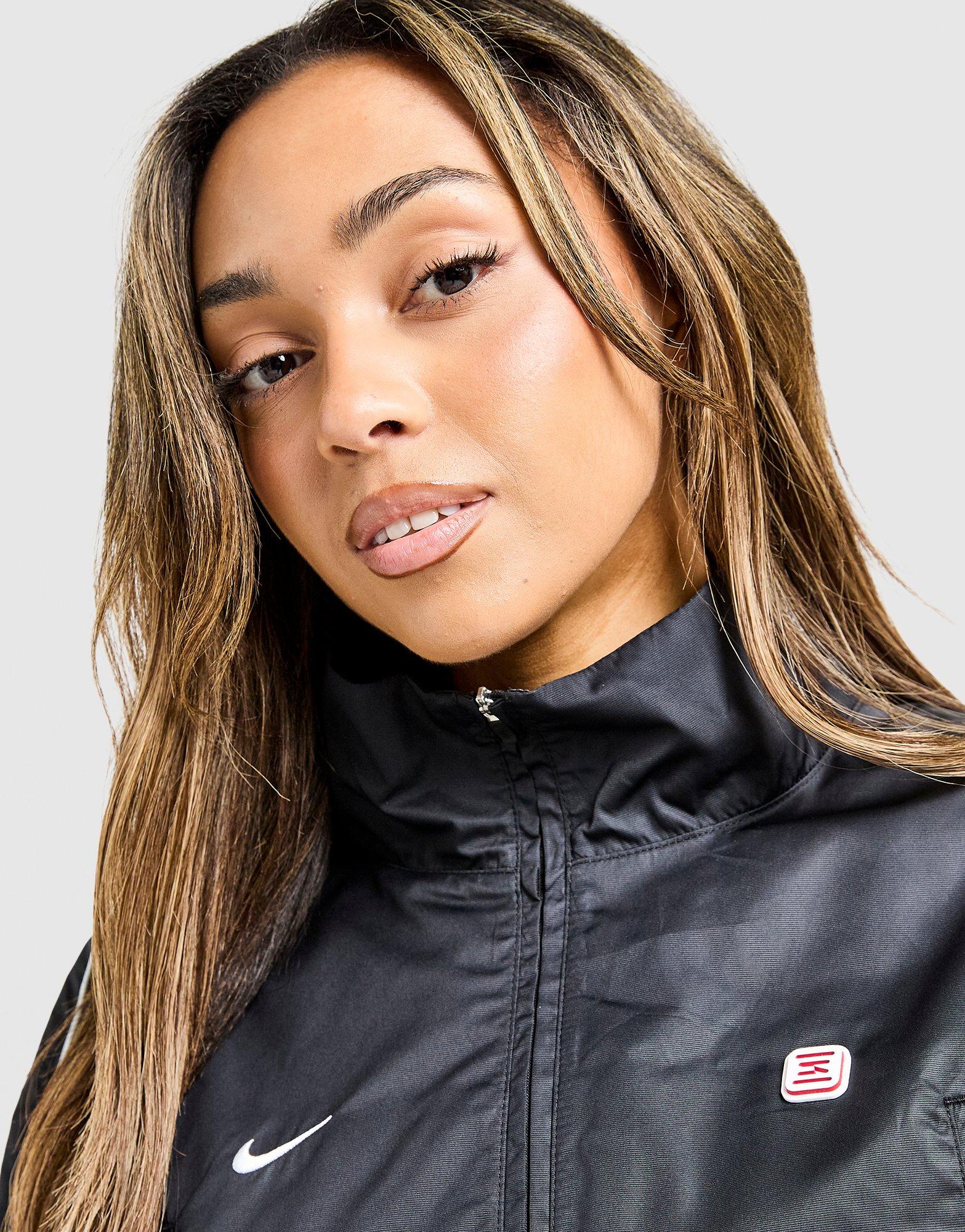 Black Nike Shox Woven Full Zip Jacket - JD Sports Singapore