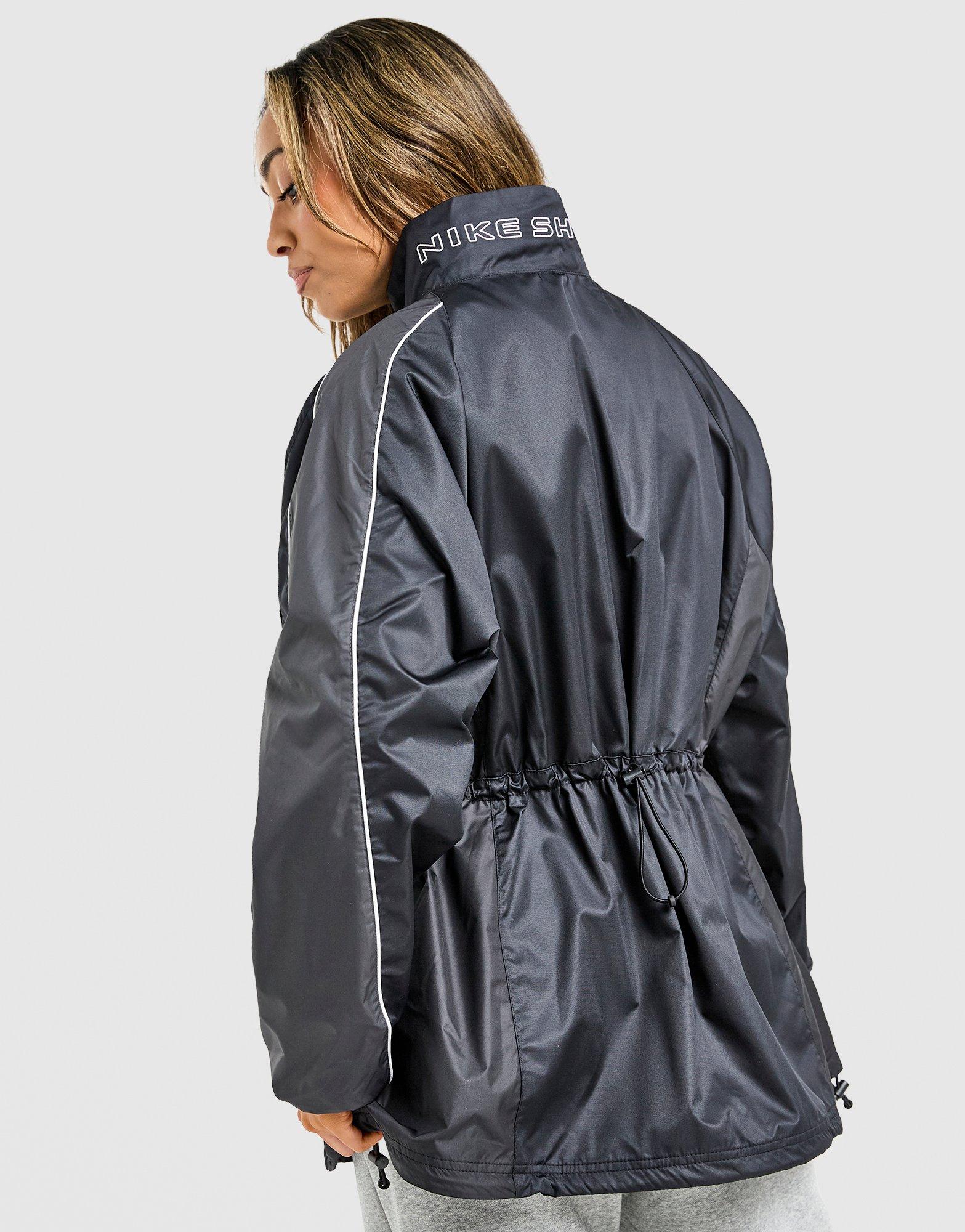Black Nike Shox Woven Full Zip Jacket - JD Sports Singapore