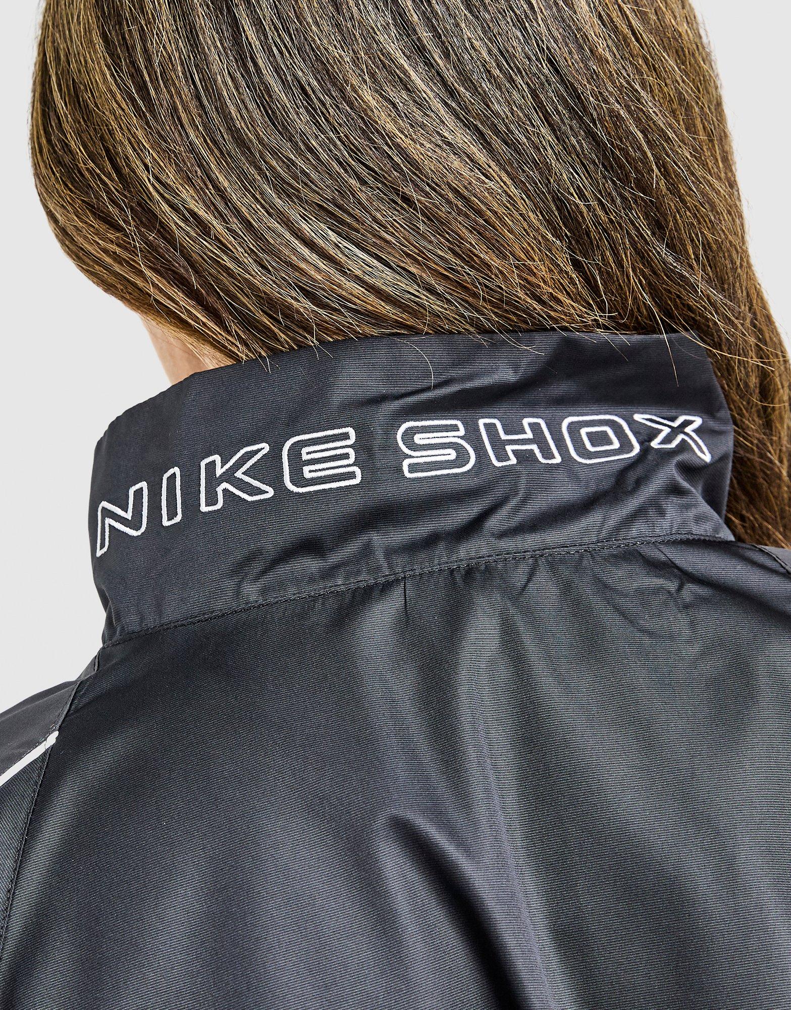 Black Nike Shox Woven Full Zip Jacket - JD Sports Singapore