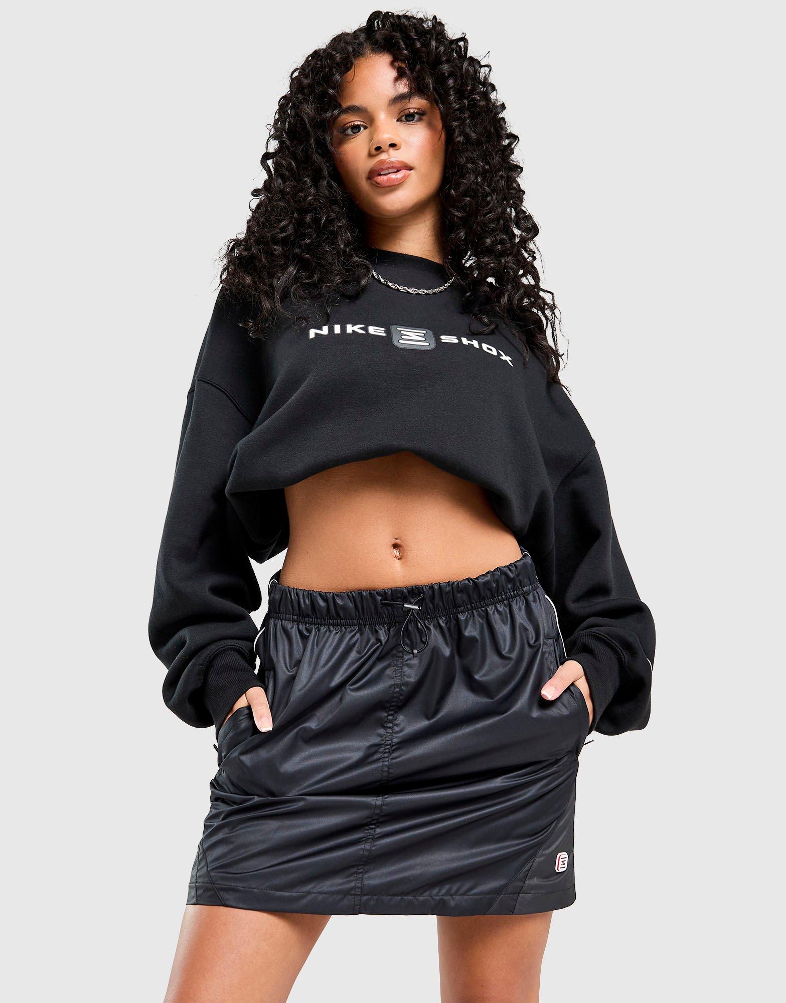 Black Nike Sportswear Shox Zip-Off Skirt - JD Sports Singapore