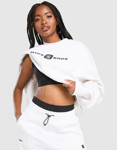 Shox Crop Crew Sweatshirt