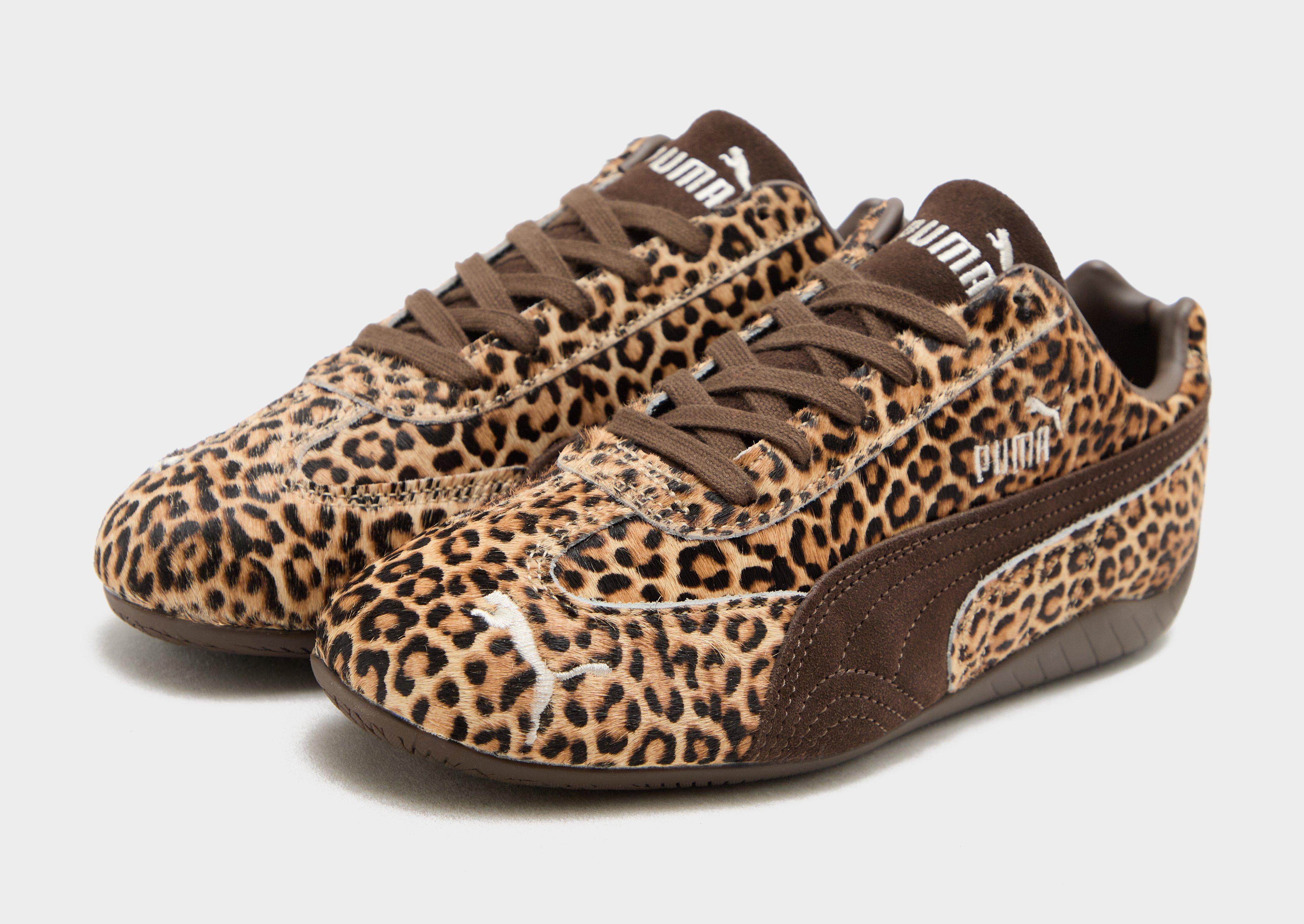 Brown Puma Speedcat Leopard Print (Unisex) - JD Sports Singapore