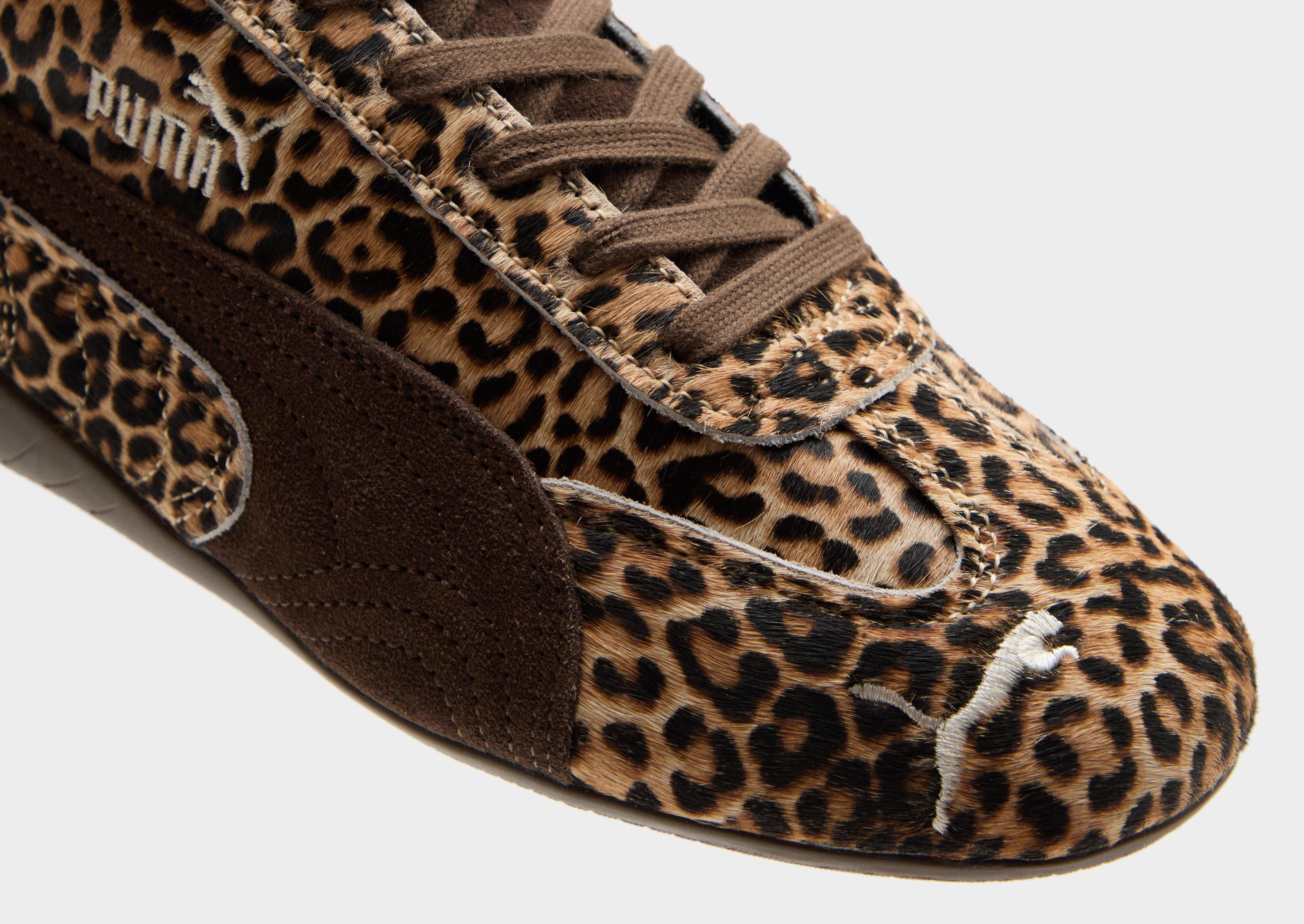 Brown Puma Speedcat Leopard Print (Unisex) - JD Sports Singapore