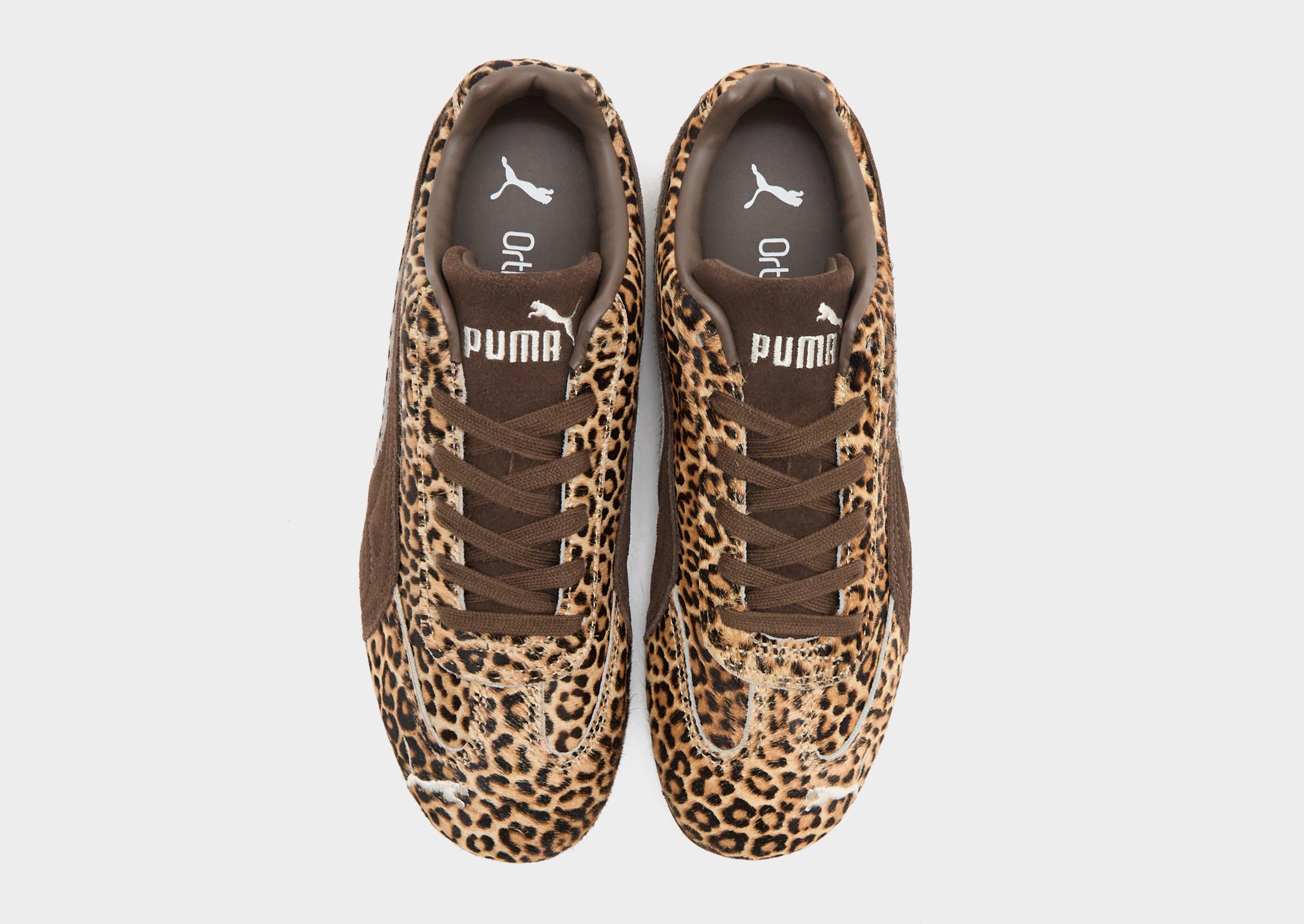 Brown Puma Speedcat Leopard Print (Unisex) - JD Sports Singapore