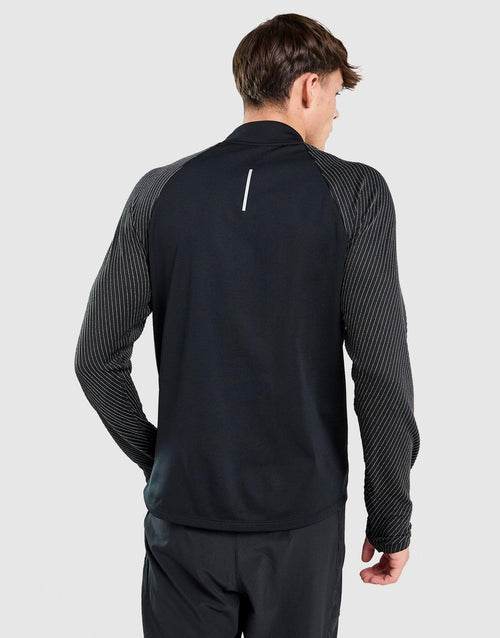 Reflective Running 1/4 Zip Top