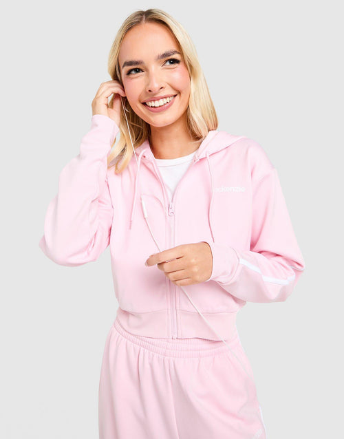 Nova Crop Poly Hoodie