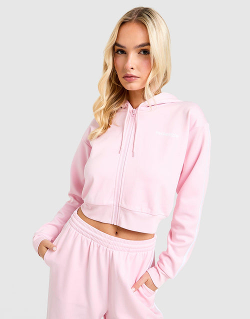 Nova Crop Poly Hoodie