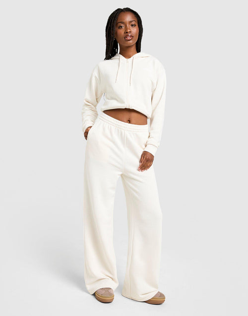 Logo Cropped Hoodie