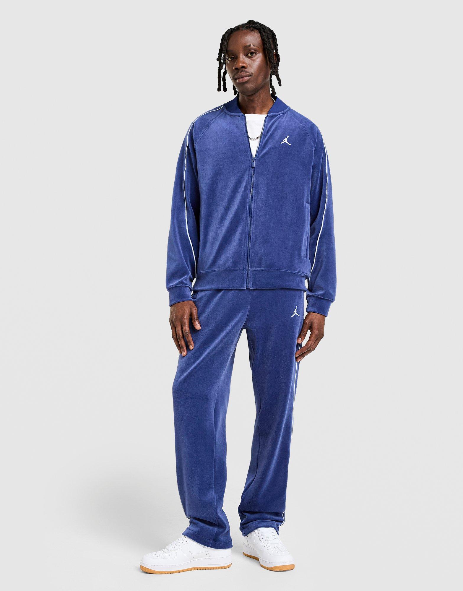 Blue Jordan Velour Track Top - JD Sports Singapore