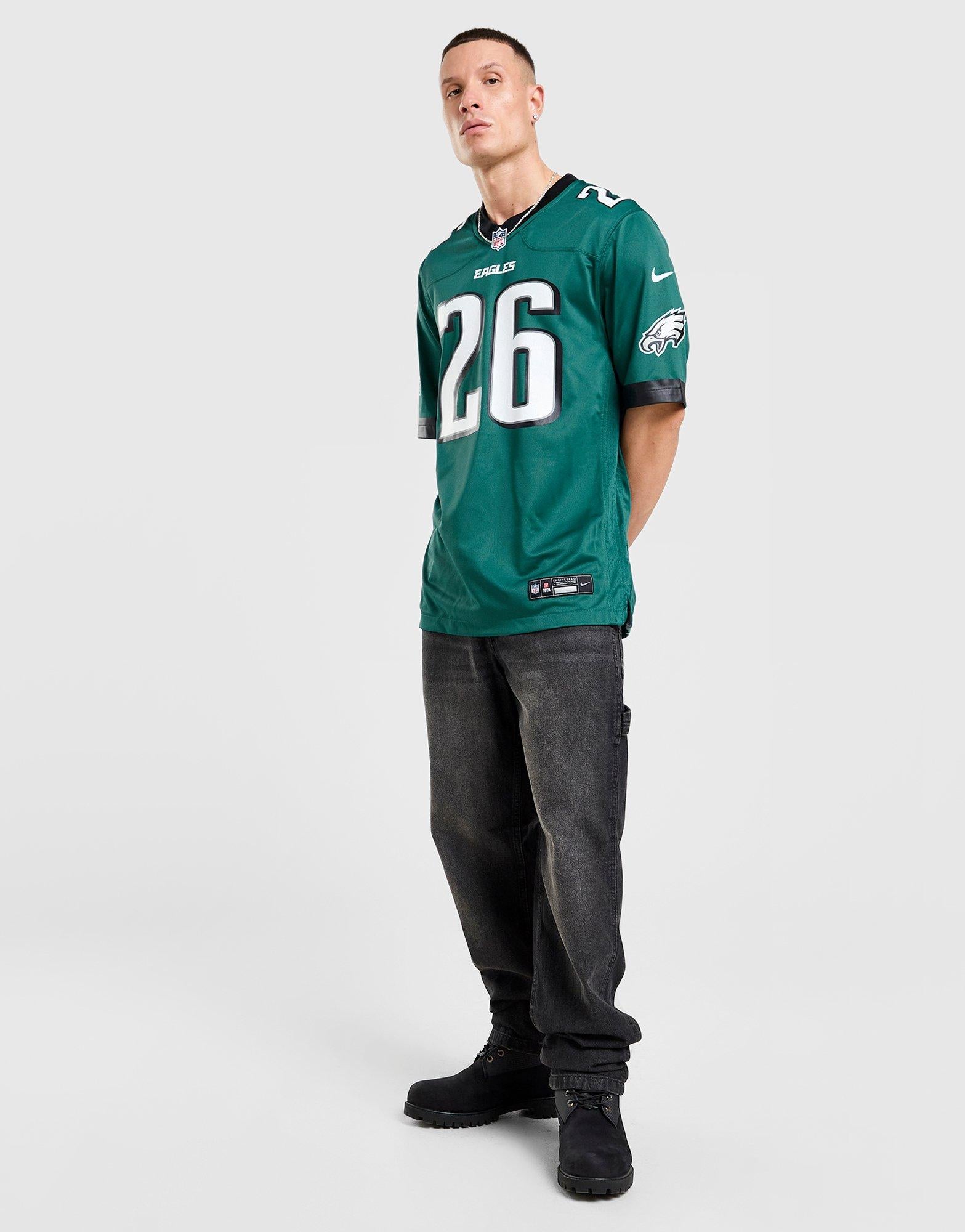 Green Nike NFL Philadelphia Eagles Barkley #26 Game Jersey - JD