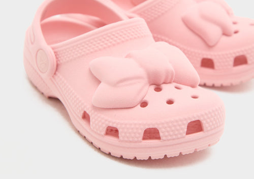 Classic Velvet Bow Clog Infant