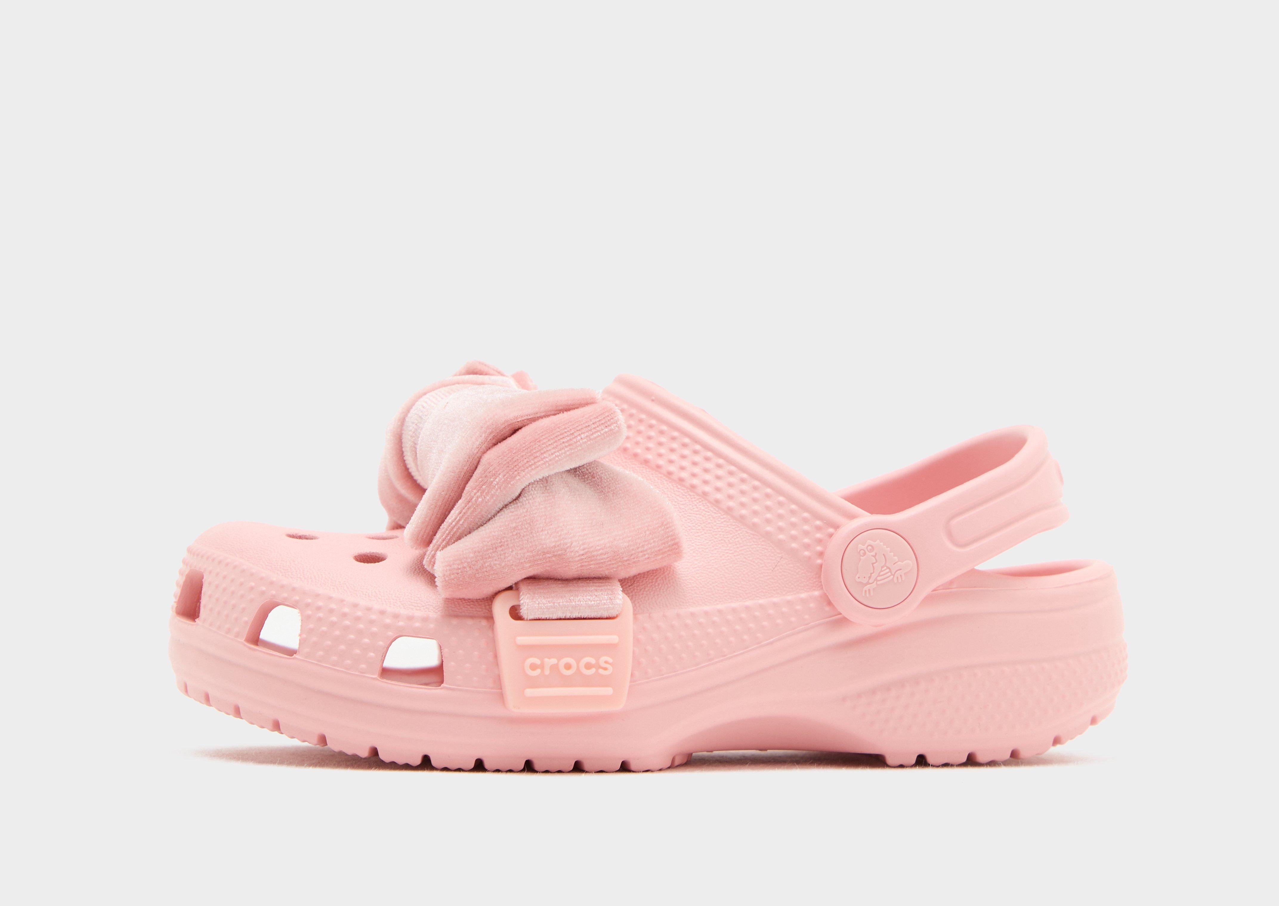 Classic Velvet Bow Clog Children