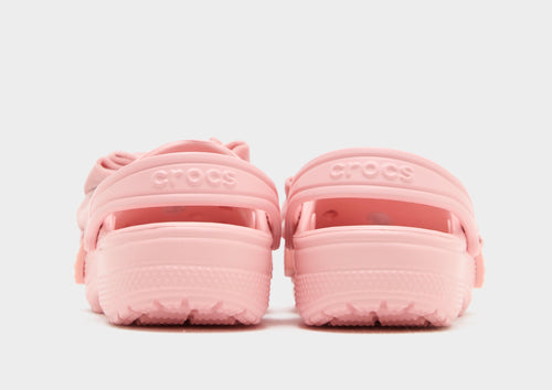 Classic Velvet Bow Clog Children