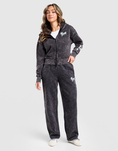 Hoops Crop Full Zip Hoodie