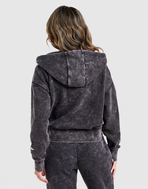 Hoops Crop Full Zip Hoodie