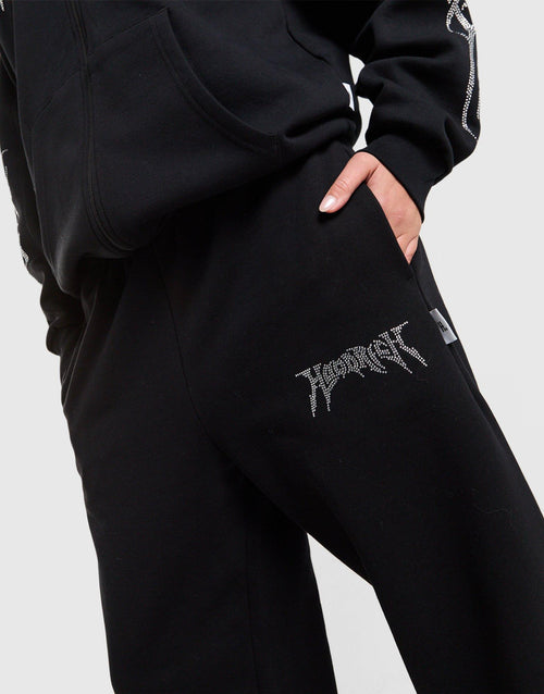 Quartz Diamante Oversized Joggers