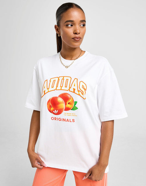 Peach Graphic Boyfriend T-Shirt