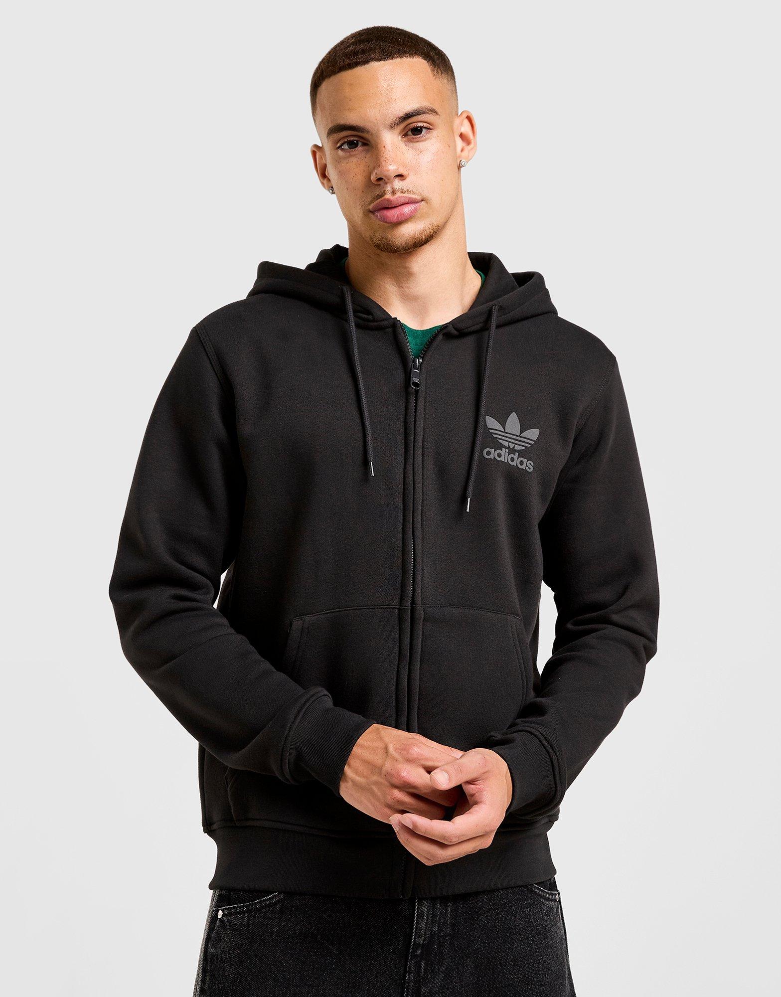 Trefoil Logo Full Zip Hoodie