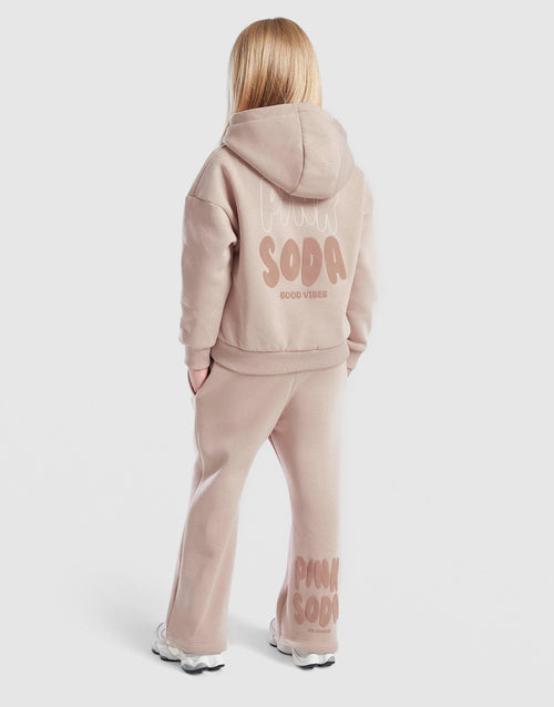 Girls' Mix Hoodie Tracksuit Children