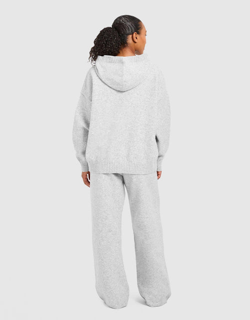 Varsity Knitted Wide Joggers