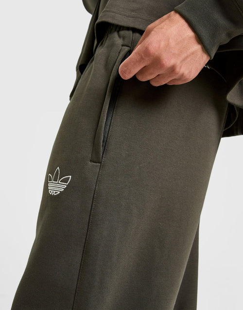 Chain Stitch Open Hem Joggers