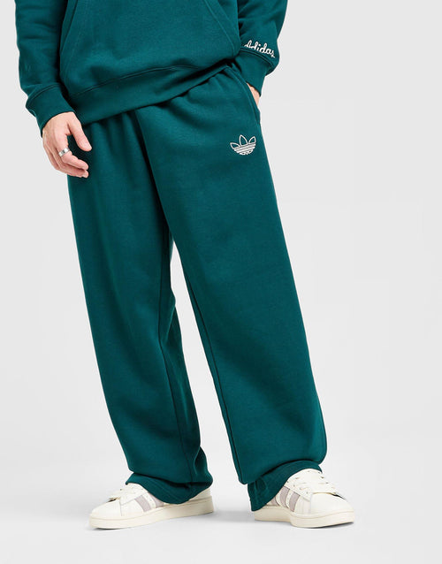 Chain Stitch Open Hem Joggers