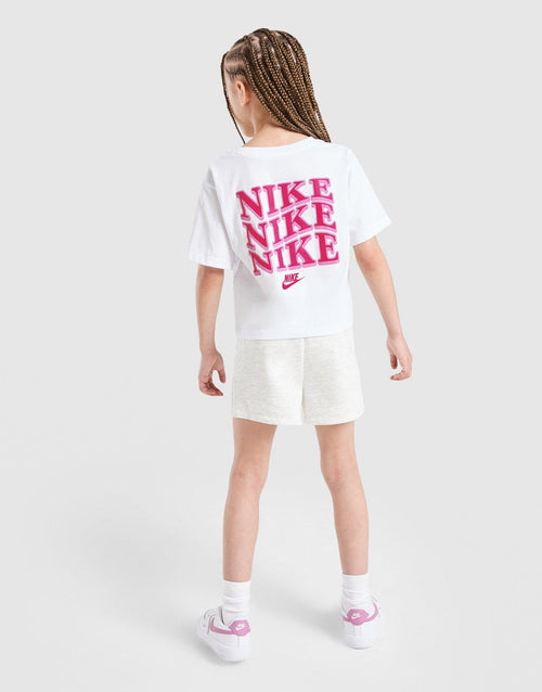Girls' Repeat T-Shirt/Shorts Set Children