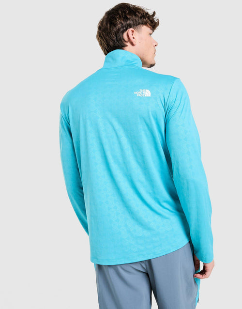 24/7 Emboss 1/4 Zip Top