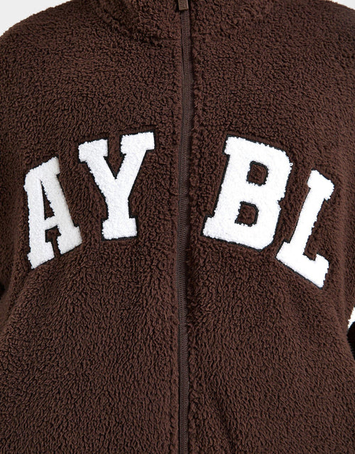 Varsity Full Zip Polar Fleece