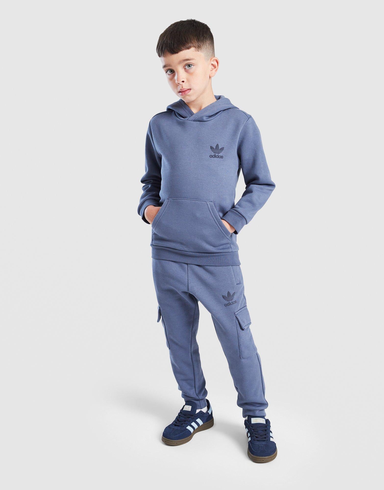 Essential Overhead Hooded Tracksuit Children's
