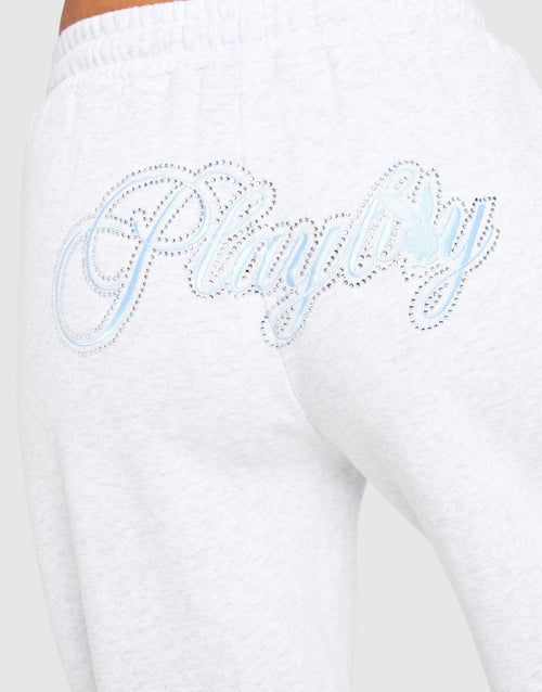 Diamante Wide Leg Joggers