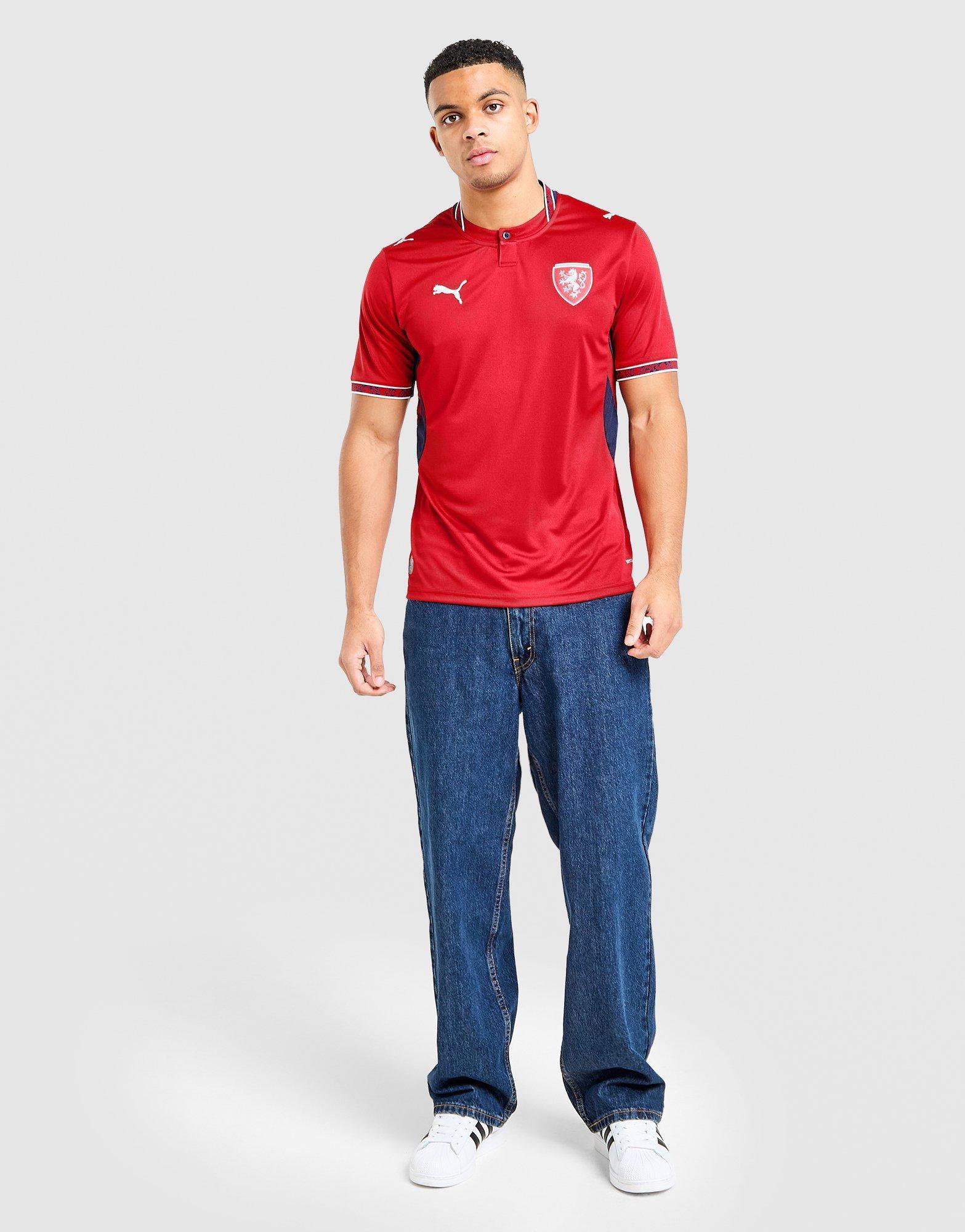 Red Puma Czechia 2026 Home Shirt - JD Sports Singapore