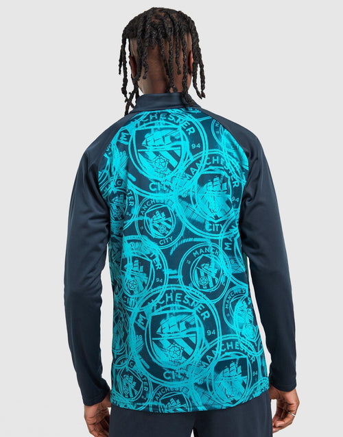 Manchester City FC Warm Up 1/4 Zip Top