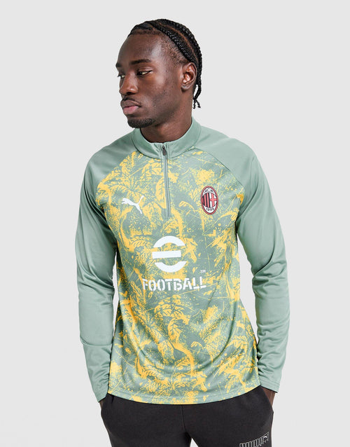 AC Milan Warm Up 1/4 Zip Top