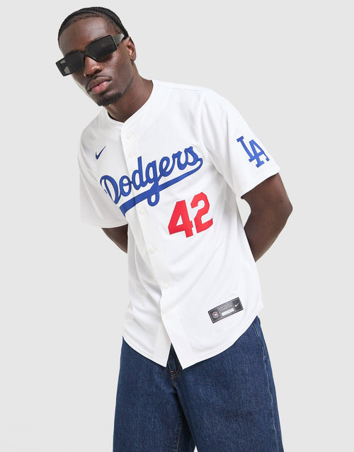 MLB LA Dodgers Robinson #42 Home Jersey