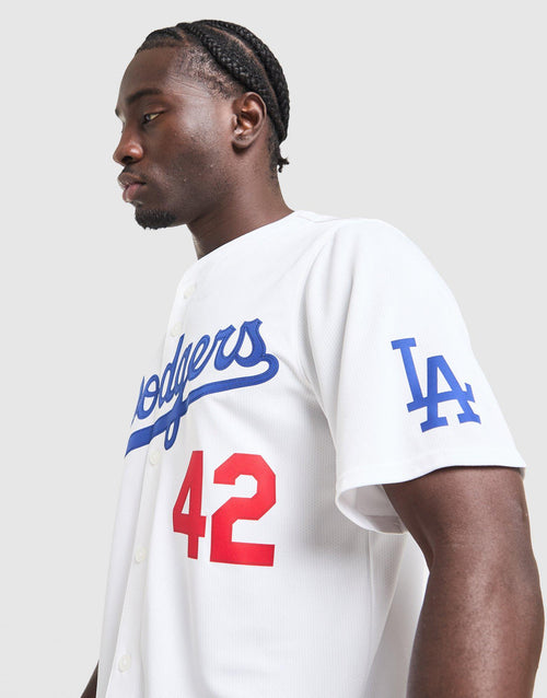 MLB LA Dodgers Robinson #42 Home Jersey