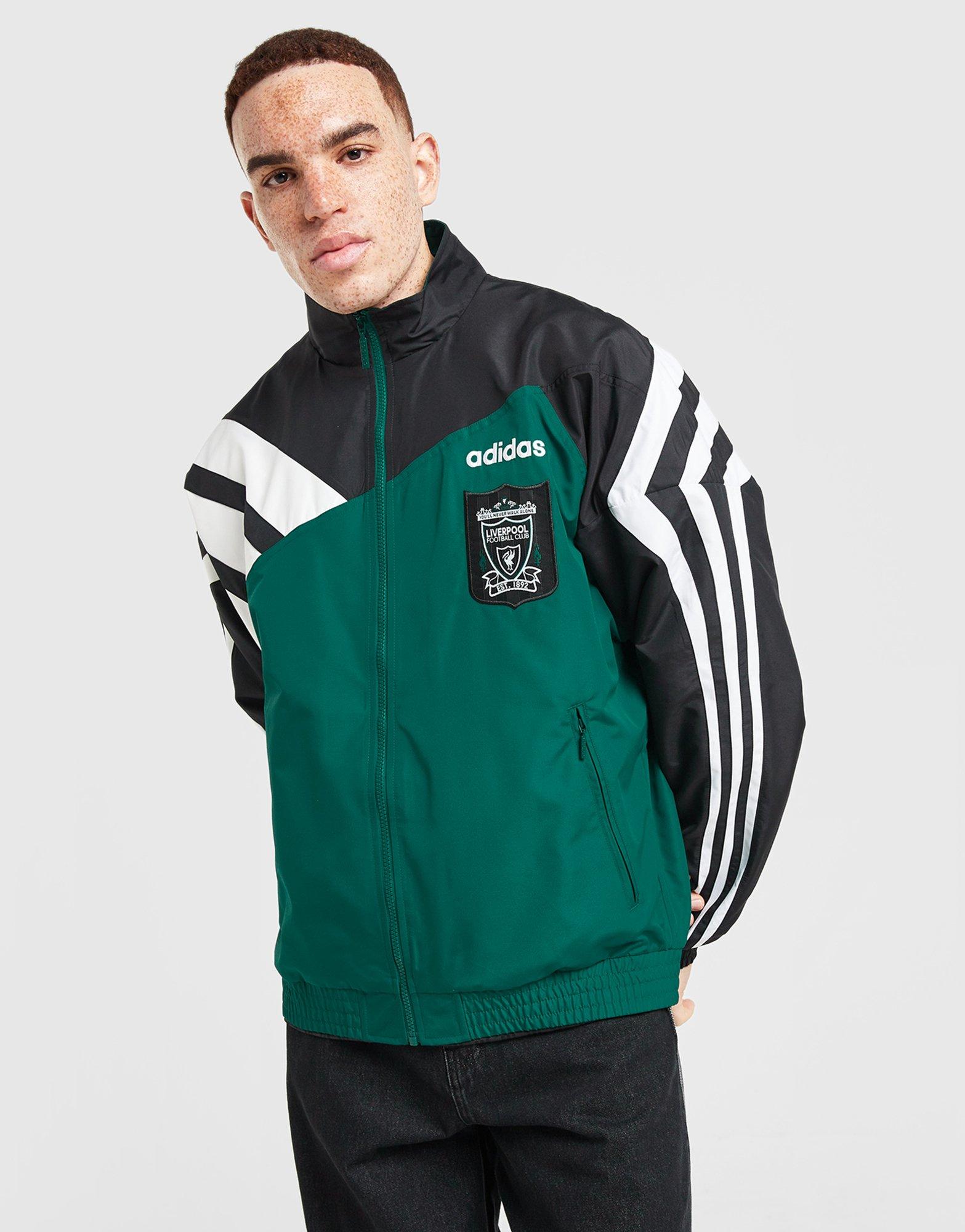 Liverpool アディダス ジャケット Green adidas Liverpool FC 95/96 Away Track Top - JD Sports Singapore