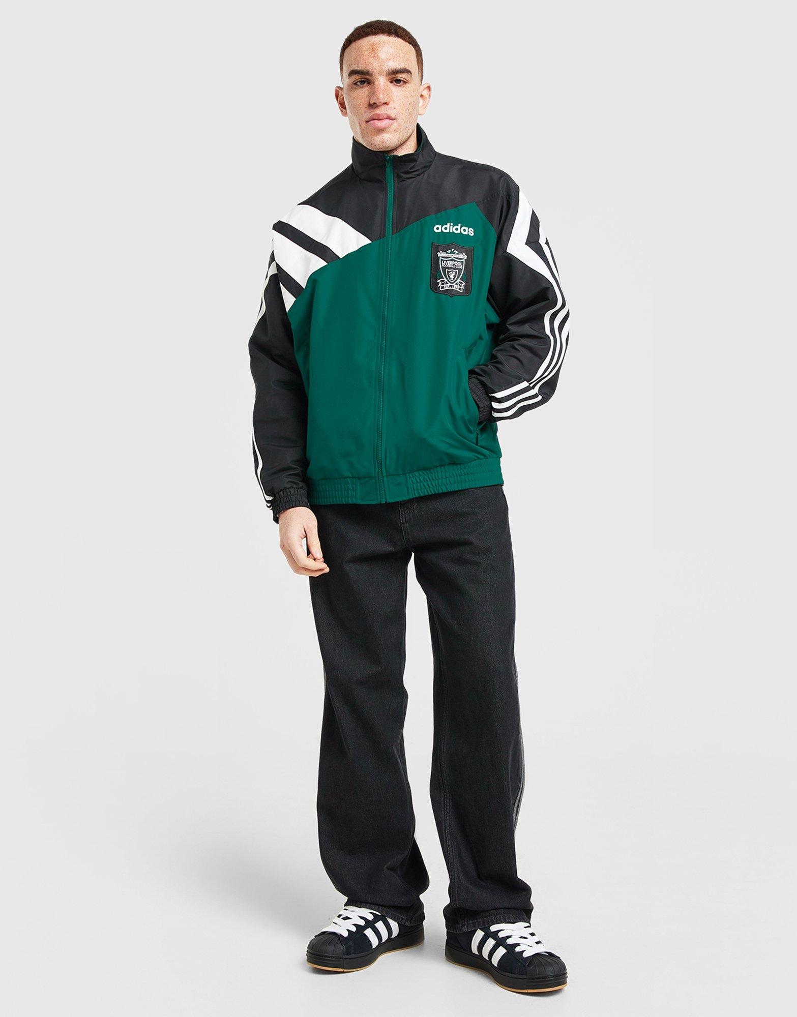 Green adidas Liverpool FC 95/96 Away Track Top - JD Sports Singapore