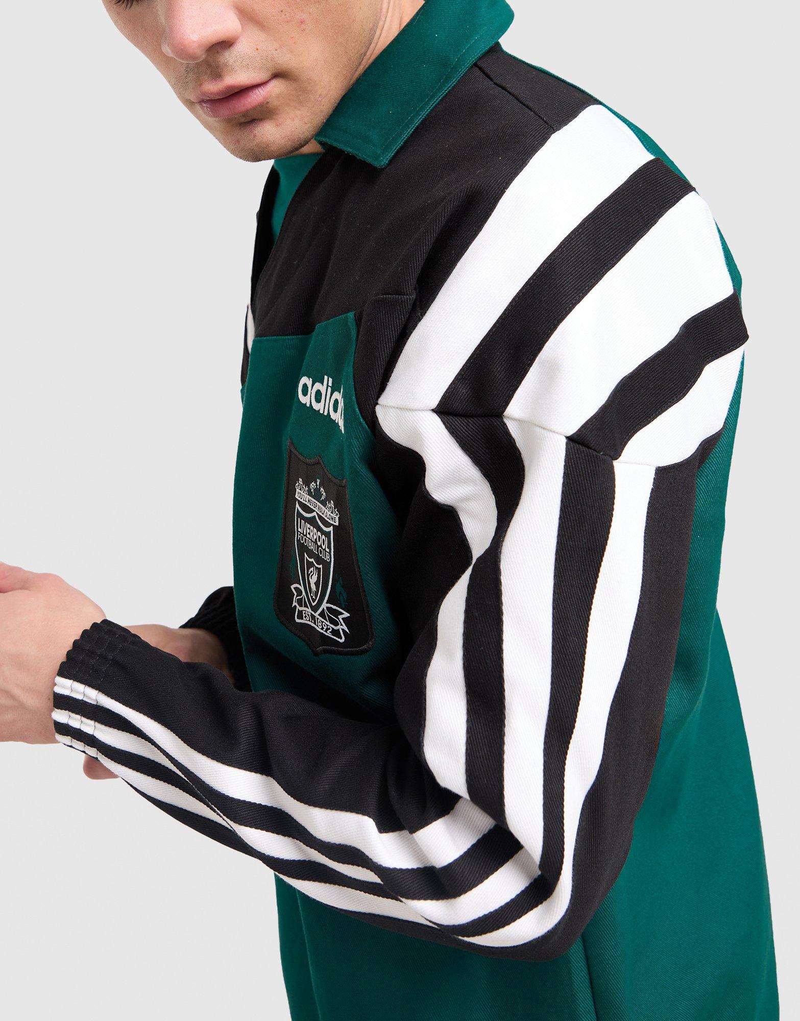 v*配様 OLD adidas Liverpool FC ドリルトップ アウェイ Green adidas Liverpool FC 95/96 Away Drill Top - JD Sports Singapore