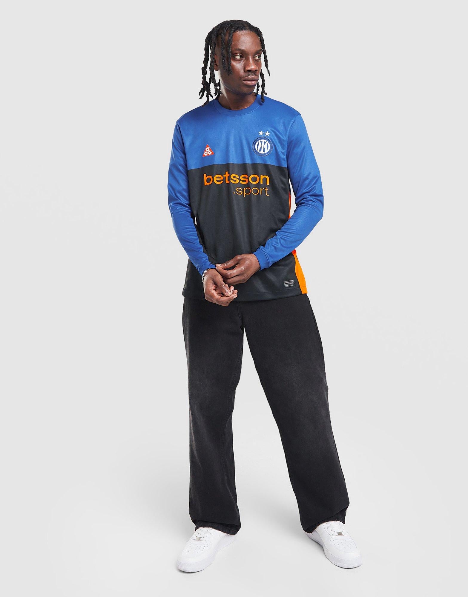 Blue Nike ACG Inter Milan 2025/26 Long Sleeve Fourth Shirt - JD