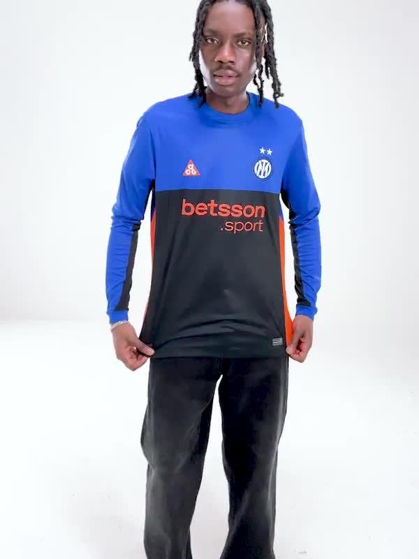 NIKE ACG Inter Milan 長袖シャツ Mサイズ Blue Nike ACG Inter Milan 2025/26 Long Sleeve Fourth Shirt - JD