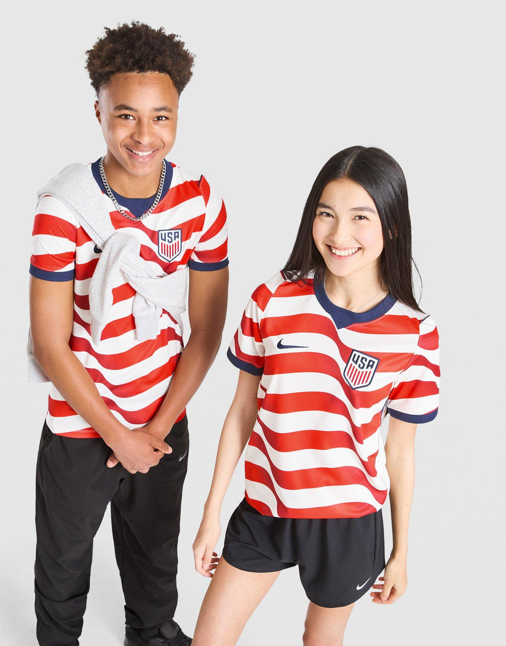 White Nike USA 2026 Home Shirt Junior - JD Sports Singapore