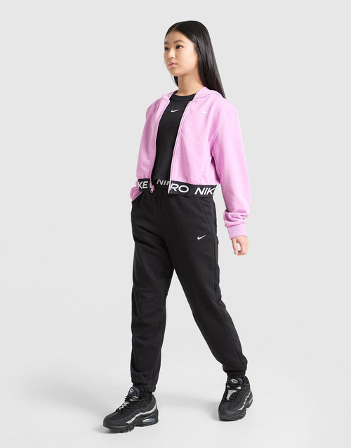 Girls' Pro Crop Full Zip Hoodie Junior