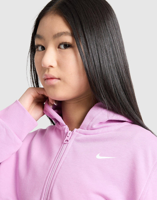Girls' Pro Crop Full Zip Hoodie Junior