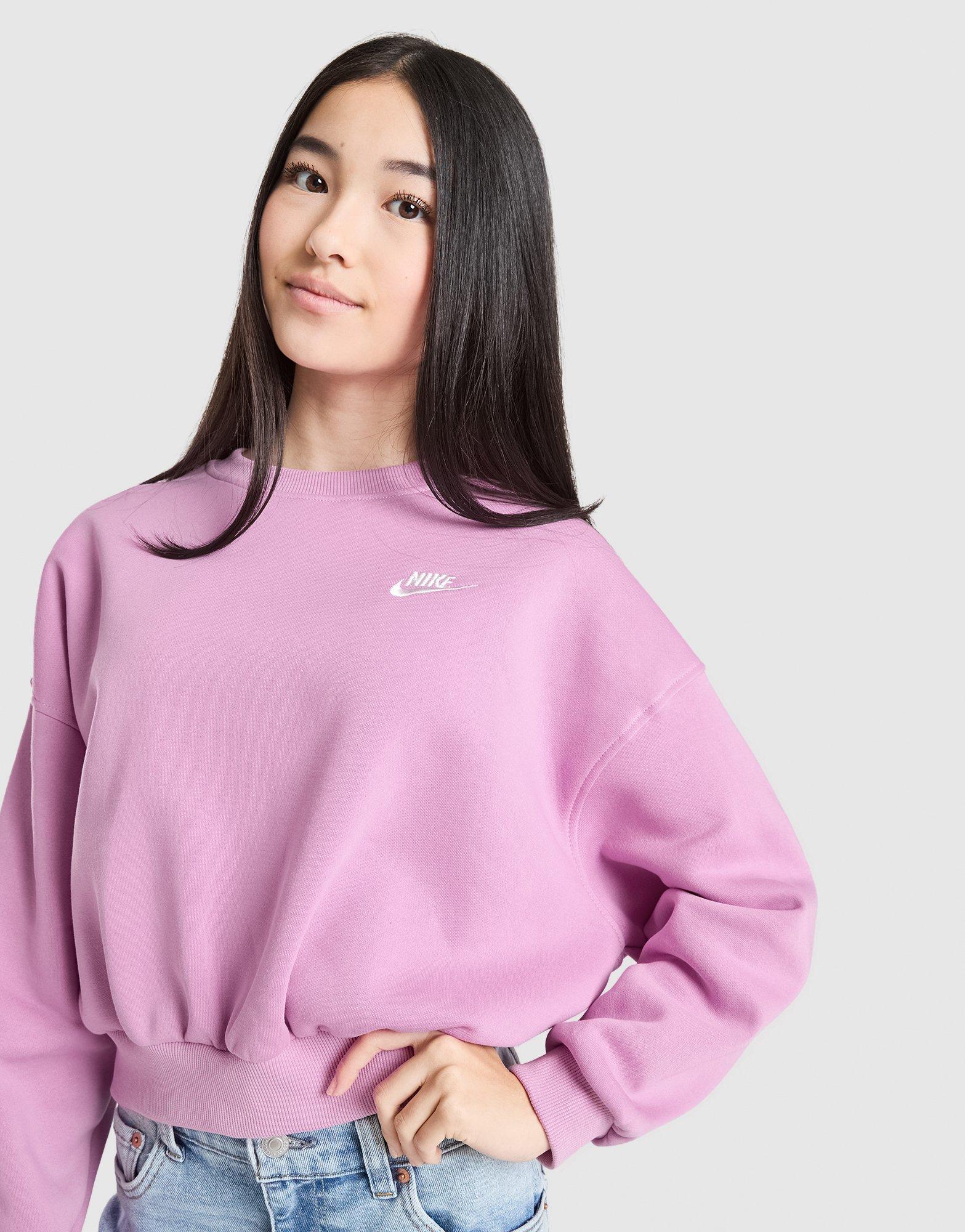 Girls' Club Crop Crew Sweatshirt Junior