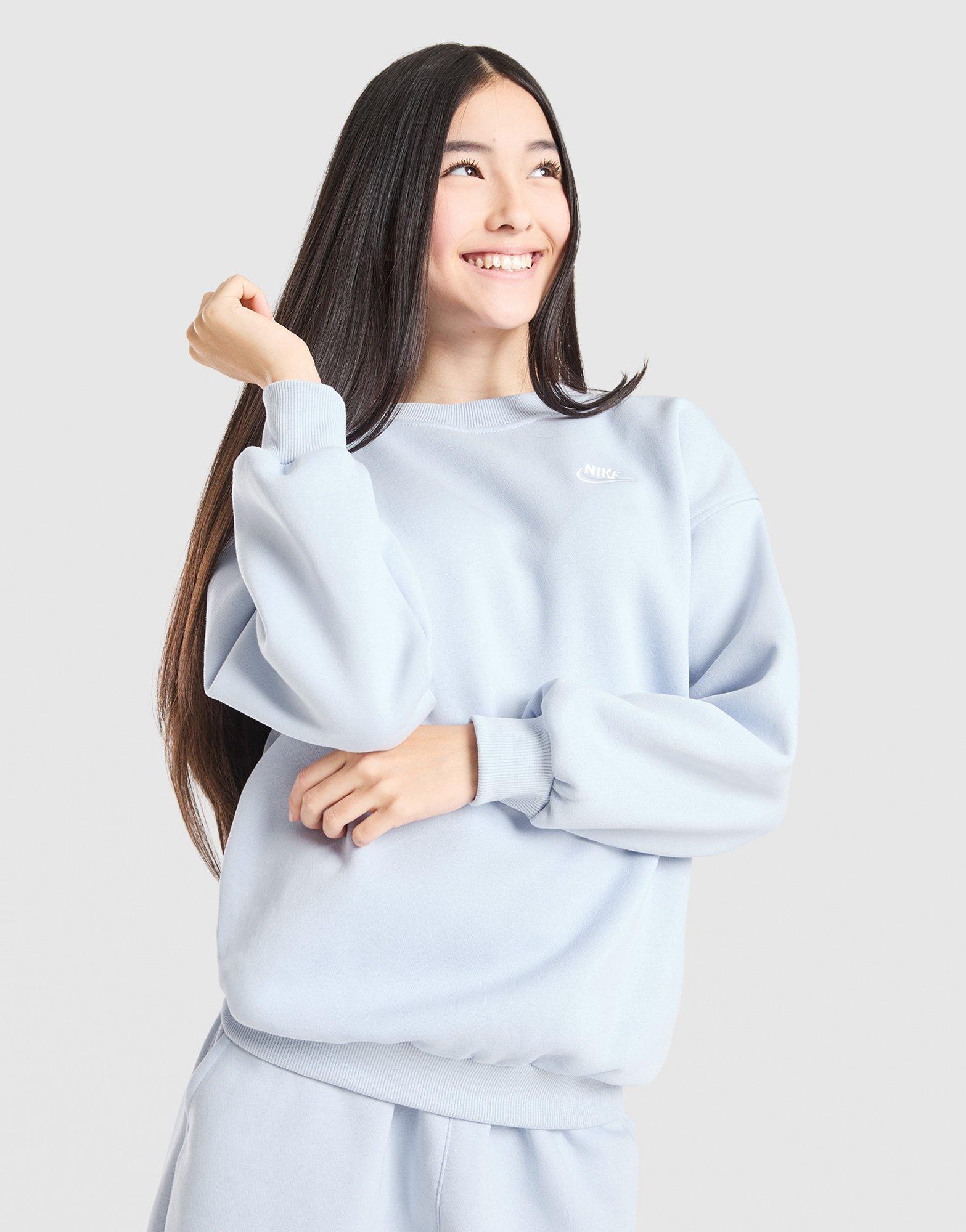 Girls' Club Oversized Crew Sweatshirt Junior