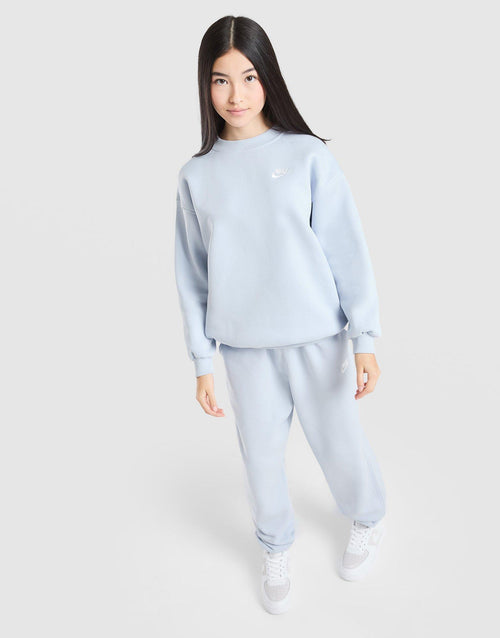 Girls' Club Oversized Crew Sweatshirt Junior