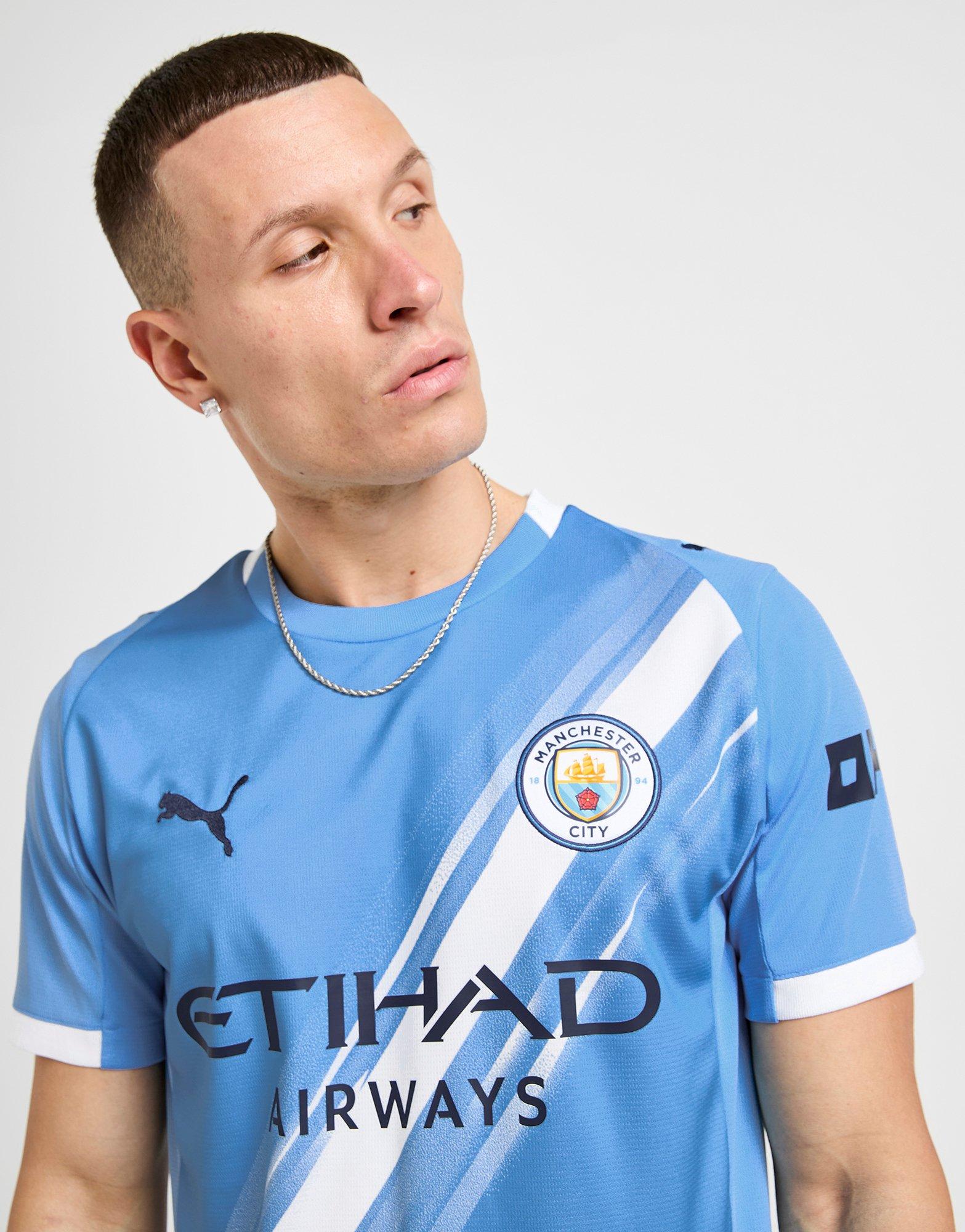 Blue Puma Manchester City 25/26 Home Jersey - JD Sports